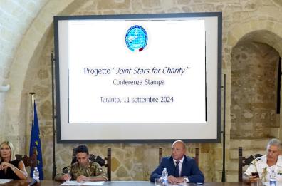 Taranto, con la «Joint stars for charity» il generale Figliuolo in campo per i bimbi del SS. Annunziata