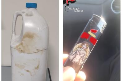 Crispiano, tenta di dare fuoco all'ex convivente: fermato dai carabinieri