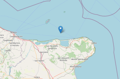 Scossa di terremoto sul Gargano con epicentro in mare, è la seconda in cinque giorni