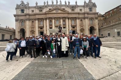 Roseto Valfortore celebra i 200 anni dell'arrivo della Madonna del Carmine e va in pellegrinaggio da Papa Francesco