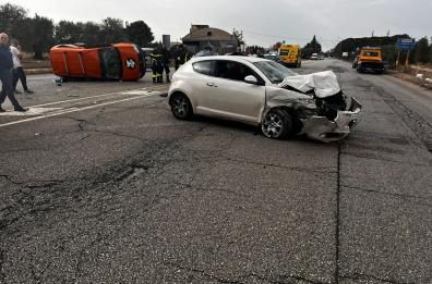  Andria  scontro tra due vetture sulla Strada provinciale 2, ex statale 231: quattro feriti gravi