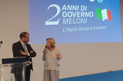 Bari, la festa del centrodestra in Puglia per i  due anni del governo della premier Meloni 