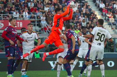 Distrazione fatale, il Lecce con il Bologna si getta via