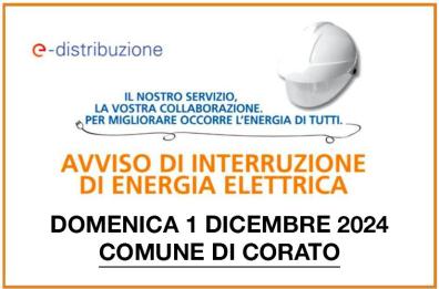 E-Distribuzione - Avviso di interruzione energia elettrica