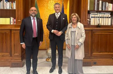 Il ministro Giuli al sindaco Poli Bortone: «I soldi ci sono, avanti tutta con "Lecce Città Romana"»
