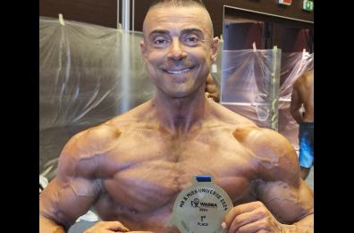 Un vigile del fuoco brindisino re del body building: Marco Valente vince Mister Universo