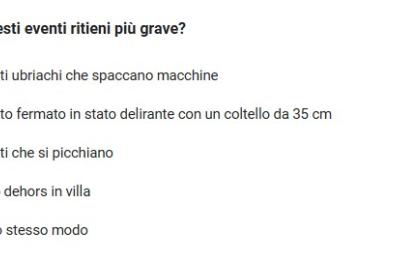 Terlizzi, il Centro del disagio lancia il sondaggio sulla sicurezza, ma nelle risposte si citano solo immigrati: la polemica