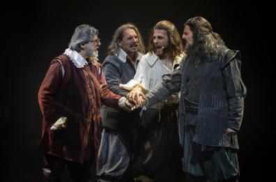 L'opera «pop» dei Tre Moschettieri arriva a Bari, con Giò Di Tonno, Vittorio Matteucci e Graziano Galatone