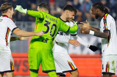 Falcone, il «muro» di Lecce.  Rossi: «Da portiere a portiere, posso solo fargli grandi complimenti»