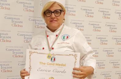 Quarant'anni dietro i fornelli: per Enrica Ciardo di Presicce, la medaglia d’oro per la carriera