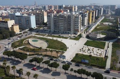 Barletta, il Parco dell’umanità si gode la pista di pattinaggio