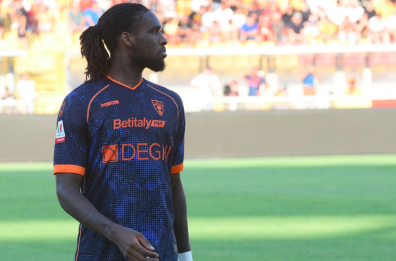 Lecce calcio, Kialonda Gaspar infortunato: stop per due mesi 