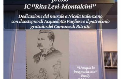 A Bitritto un murale in ricordo di Nicola Balenzano
