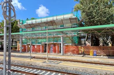 Fse, proseguono i lavori nella stazione di Crispiano per realizzare un hub intermodale