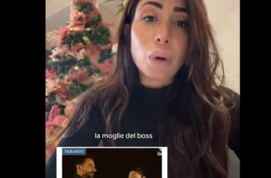 Taranto, bufera sugli eventi di Natale. La moglie del boss replica in video: «Chi si indigna faceva elogi»