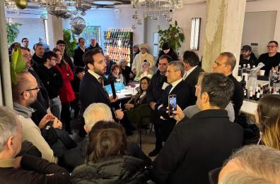 Lo scambio di auguri di Natale tra Romito e i suoi sostenitori: «Pronto per le elezioni regionali»
