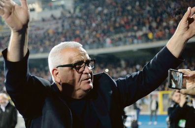 Pantaleo Corvino,  l’anima del Lecce. La sfida di sabato con la Lazio, lo «incorona» «mister 1.000» 