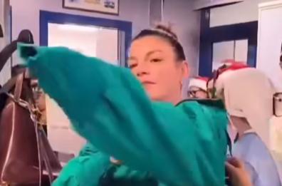 Emma Marrone, vigilia in ospedale a Tricase per stare vicino ai pazienti di ematologia oncologica