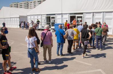 Potenza, le tende donate dal Qatar durante la pandemia saranno usate dalla Protezione civile
