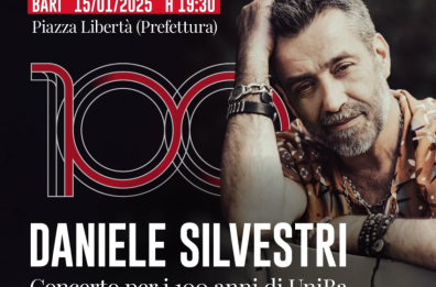 Bari, l'Università festeggia i 100 anni con un concerto gratuito di Daniele Silvestri