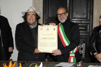 Al Bano è diventato ufficialmente cittadino onorario di Latiano