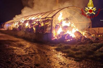 Notte di fuoco nel Salento: brucia azienda agricola a Lucugnano, fiamme in una braceria a Gallipoli