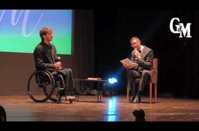 Lecce, il premio Messapia all'atleta paralimpico Manuel Bortuzzo per la sezione Sport