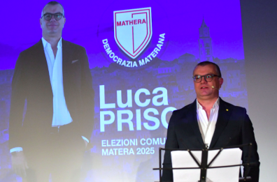 Elezioni sindaco di Matera, Luca Prisco è il primo candidato con un movimento civico