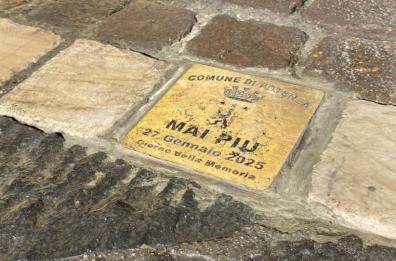 A Potenza la 'Pietra dell'inciampo' in memoria della Shoah