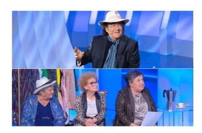 Al Bano a C'è Posta per Te incontra Giulia e Mariangela, sue ex fiamme: «Sono 50 anni che ti aspettiamo»