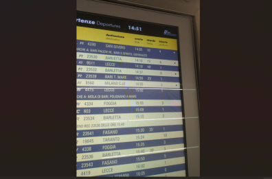 Trenitalia, guasto tecnico sulla linea Bari-Pescara: ritardi e cancellazioni sui regionali. L'ira dei pendolari: «Vergognosi come sempre»