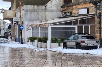 Gagliano del Capo, violenta grandinata allaga il centro salentino