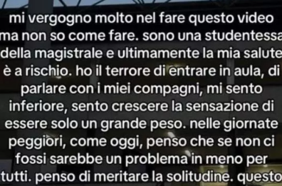 Bari, studentessa affida a Instagram il suo Sos: allarme al Politecnico  