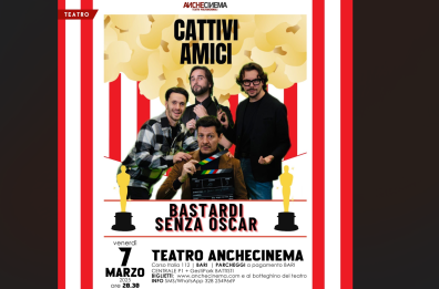 Teatro, la compagnia dei Cattivi Amici torna a Bari con «Bastardi senza Oscar»