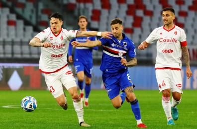 Bari-Sampdoria: il match al San Nicola finisce in parità 1-1