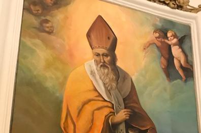 Lecce, la benedizione della tela di San Nicola con l'arcivescovo Michele Seccia