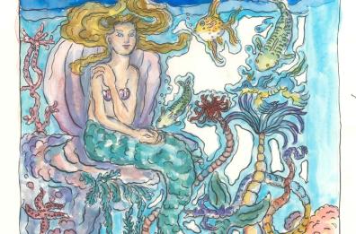 Trani, sulle vetrine di Palazzo Pugliese-Nugnes ecco le opere di Flaminia Veronesi