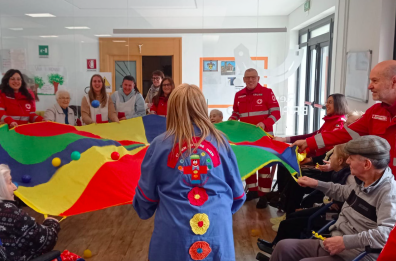 Matera, la Croce rossa in visita alla residenza Brancaccio
