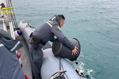 Gargano, sequestrati 3.500 ricci di mare pescati illegalmente tra Manfredonia, Vieste e isole Tremiti