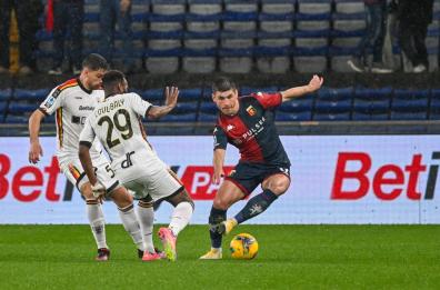 Genoa-Lecce: la partita finisce 2-1. Quarta sconfitta consecutiva per i giallorossi 