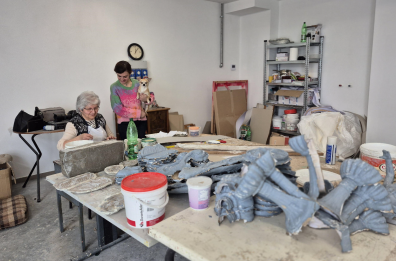 Matera, un viaggio nella fabbrica dove si prepara il «Carro della Bruna»