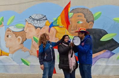 «Profumo di pace», inaugurato il nuovo murale di Retake Bari nel quartiere Libertà