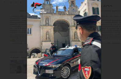 Minaccia un commerciante per farsi consegnare 500 euro: arrestato 49enne a Matera 