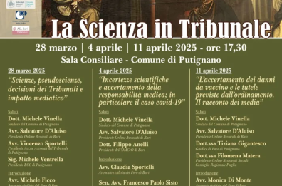 A Putignano la seconda edizione di “Transizioni” tra medicina, etica e diritto