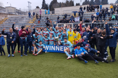 San Marco in Lamis in festa per la vittoria della Coppa Italia del campionato di promozione pugliese