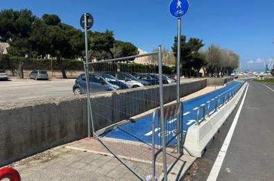 Barletta, quella ciclovia finita ma inagibile. L’allarme: si allaga quando piove