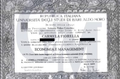 Si dimette da Aeroporti di Puglia la moglie del consigliere regionale Caracciolo: i dubbi sulla laurea e sul curriculum