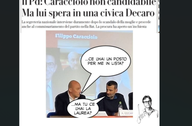 Il caso Caracciolo scatena l'ironia dei social: i meme sulla laurea falsa della moglie e sulla «confessione»