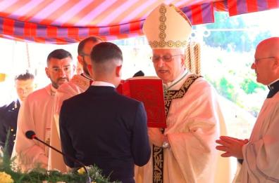 A Taranto la Pasqua a bordo della Vespucci: «Qui impegno per il bene comune e la pace»