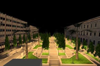 Bari, nuovo look per piazza Cesare Battisti: dal 12 maggio lavori per cambiare l'impianto di illuminazione